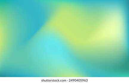 Abstract green tosca gradient. Blue background. Smooth gradient background. Technology background