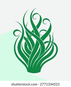 Abstract green tree with lush leaves integrated into an eco-friendly lightbulb design as a vector illustration symbolising sustainable energy, environmental growth, and nature-inspired ideas