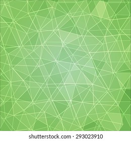 Abstract green Triangle Background
