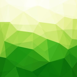 Abstract Green Triangle Background, Vector Illustration EPS10, Contains Transparent Objects