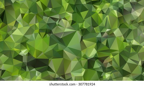 Abstract green triangle geometrical background. Vector illustration