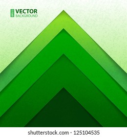 Abstract green triangle shapes background. RGB EPS 10 vector illustration