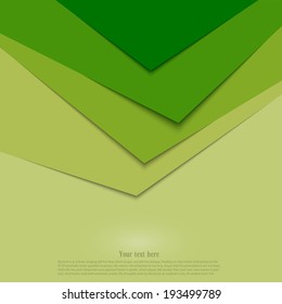 Abstract green triangle shapes background. RGB EPS 10 vector illustration