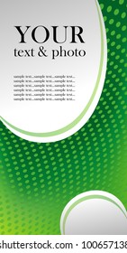 Abstract green vector background