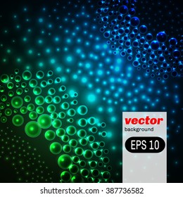 Abstract green vector background