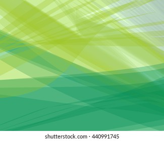 Abstract green vector background banner, transparent wave lines shapes for brochure, website, flyer design and business card. Green smoke wave form. Green wavy shapes background striped.