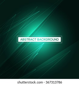 Abstract Green Vector Background | EPS10 Line Design Texture for You