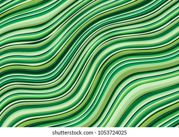 Abstract green vector background or pattern with handsome lines. Green marble ink pattern abstract background