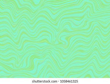 Abstract green vector background or pattern with handsome lines. Green marble ink pattern abstract background