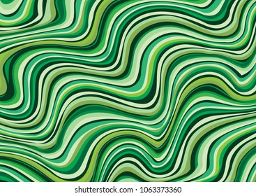 Abstract green vector background or pattern with handsome lines. Green marble ink pattern abstract background