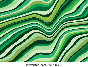 Abstract green vector background or pattern with handsome lines. Green marble ink pattern abstract background