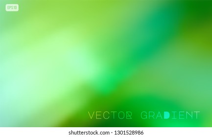 Abstract green vector gradient background. Modern ecology concept design for mobile apps, screens, banners, posters