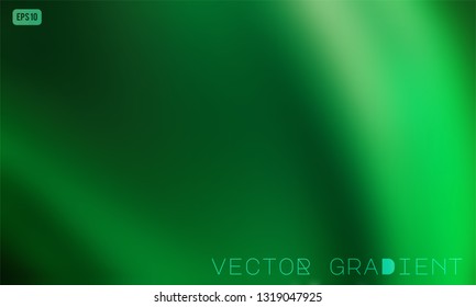 Abstract green vector gradient background. Modern ecology concept design for mobile apps, screens, banners, posters