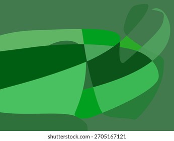 Ilustração do gradiente do vetor verde abstrato
