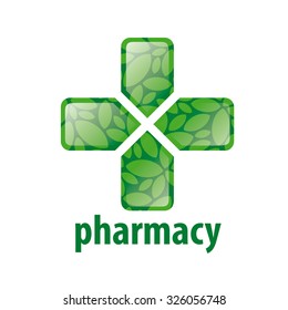 Abstract Green Vector Logo Cross Pharmacy Stock Vector (Royalty Free ...