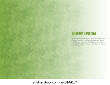 Abstract green vector modern colorful flyers brochure and design template card background