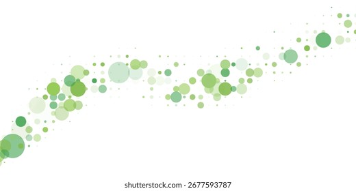 Abstractas Anuncio rojo de Vector verde con conjunto de círculos, puntos. Donuts de fondo. Diseño creativo Plantilla Moderno