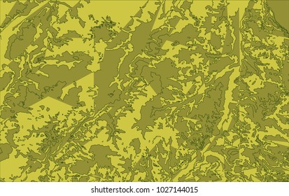 Abstract Green vector sketch. Background monochrome