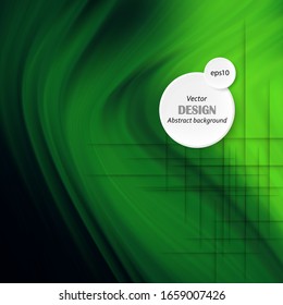 
Abstract green vector stylish wavy background. Brochure Bright Banner Design