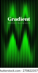 Abstractas rayas de Vertical verde con Gradientes dinámicos de luz y sombra