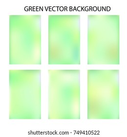 abstract green vintage vector template for presentation background