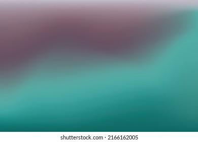 Abstract green and violet poster. Striped flyer. Gradient mesh grid background. Simple natural banner. Vector stock illustration