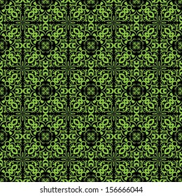 abstract green wallpaper, seamless pattern 