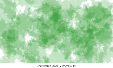 Abstract Green Watercolor Background Illustration�