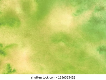 Abstract Green Watercolor background and texture design