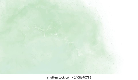 Abstract green watercolor background for your design, watercolor background concept, vector.

