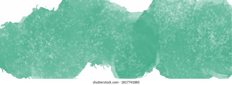 Abstract green watercolor background for your design, watercolor background concept, vector.
