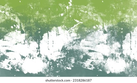 Abstract green watercolor background.Hand painted watercolor. vector