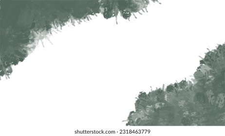 Abstract green watercolor background.Hand painted watercolor. vector
