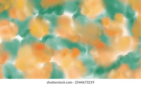 Abstract green watercolor background.Hand painted watercolor. vector