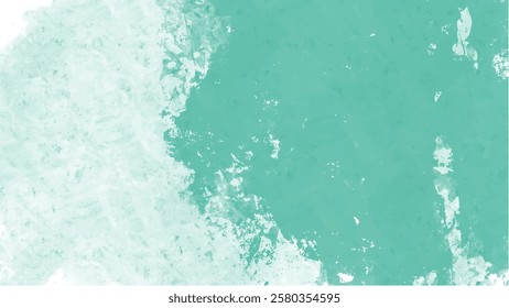 Abstract green watercolor background.Hand painted watercolor. vector