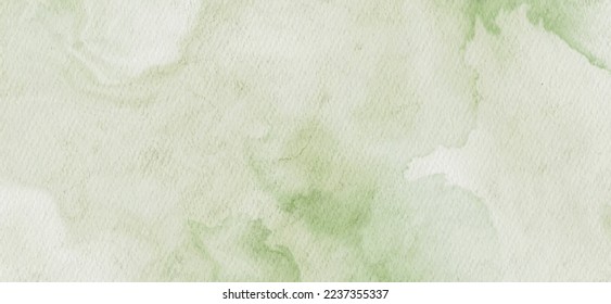 Abstract green watercolor paint Background. Design banner element. Vector illustration