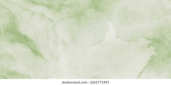 Abstract green watercolor paint Background. Design banner element. Vector illustration