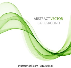 Abstract Green Wave Stock Vector (Royalty Free) 316403585 | Shutterstock