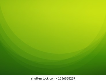 Abstract green wave background