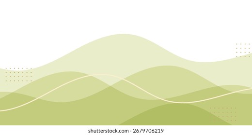 Fundo de onda verde abstrato. ondas verdes fluentes e design de gradiente suave, perfeito para negócios, apresentação ou uso moderno da web.