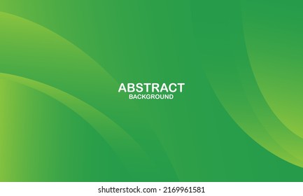 Abstract green wave background. Fluid shapes composition. Eps10 vector