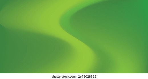 Abstractas fondo de onda verde. Composición de Formas fluidas Vector simple moderno 