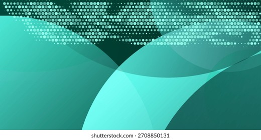 Abstrakter grüner Wellenhintergrund. Flüssigformzusammensetzung. Vektordesign-Konzept. Dekoratives Weblayout oder Poster, Banner. moderne dynamische Kunst
