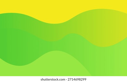 Fundo abstrato da onda verde. Composição de formas fluidas. formas geométricas