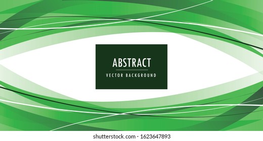 Abstract green wave background Illustrations for templates