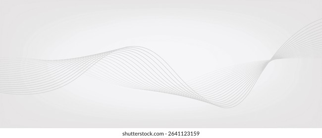 abstract green wave background vector illustration