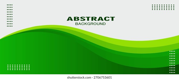 Fondo Abstractas de Anuncio de la onda verde. Plantilla con Formas de curva dinámica. Fondo creativo del Anuncio del negocio de la onda
