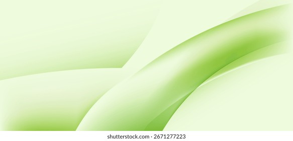 Gradiente de onda verde abstrato no projeto de fundo branco