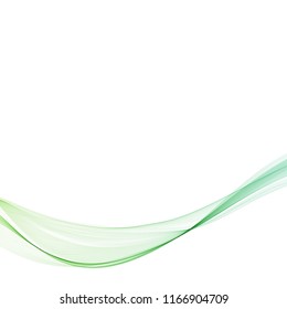 abstract green wave. Layout for business idea. template for advertising