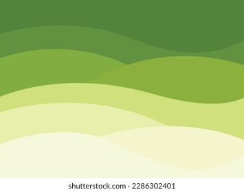Abstract green wave and space to put text vector illustration design green background color geometric creative for business banner, poster, flyer, card, cover	